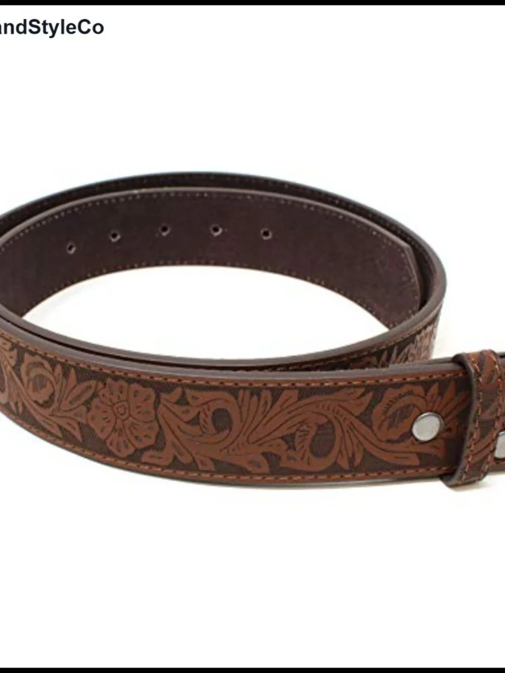 Genuine Leather Western Belt 1.5